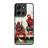 Funny Spiderman and Deadpool Motorola Moto G 5G 2025 Case FE7025