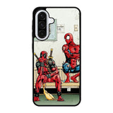 Funny Spiderman and Deadpool Samsung Galaxy A56 Case FE7025
