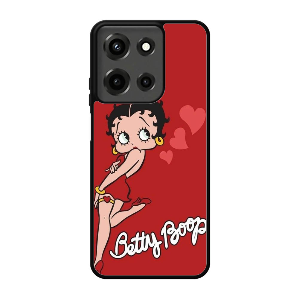Betty Boop Red Background Motorola Moto G 5G 2025 Case FE5695