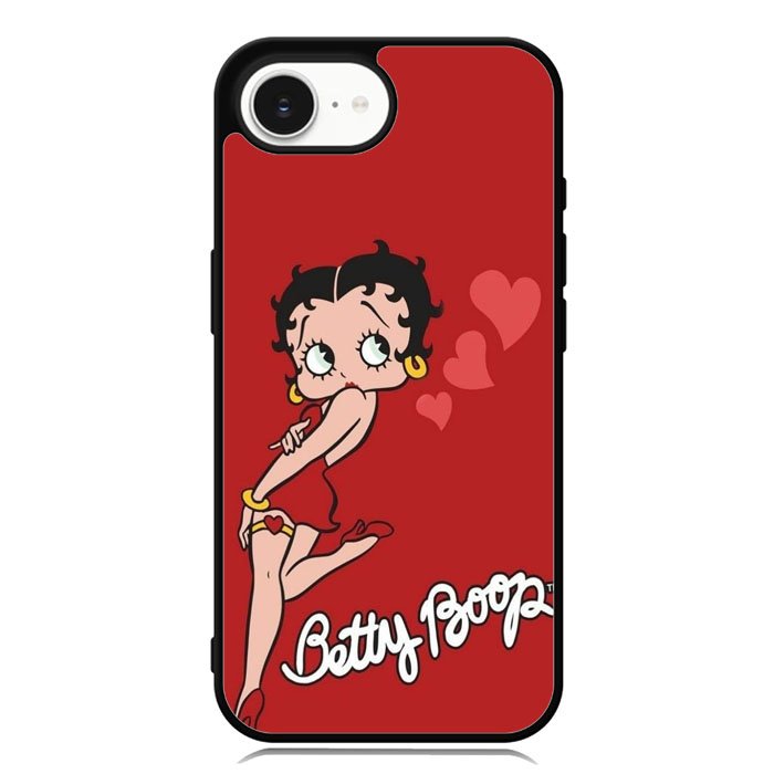 Betty Boop Red Background iPhone 16e Case