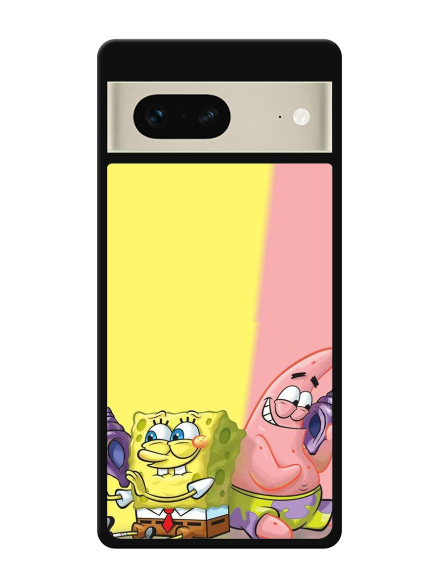 Spongebob And Patrick Google Pixel 7 Case