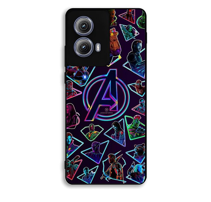 Avengers Logo And All Hero Motorola Moto Edge 2024 Case FE5864