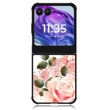 Flowers Pink Motorola Moto Razr 2024 , Moto Razr 50 Case