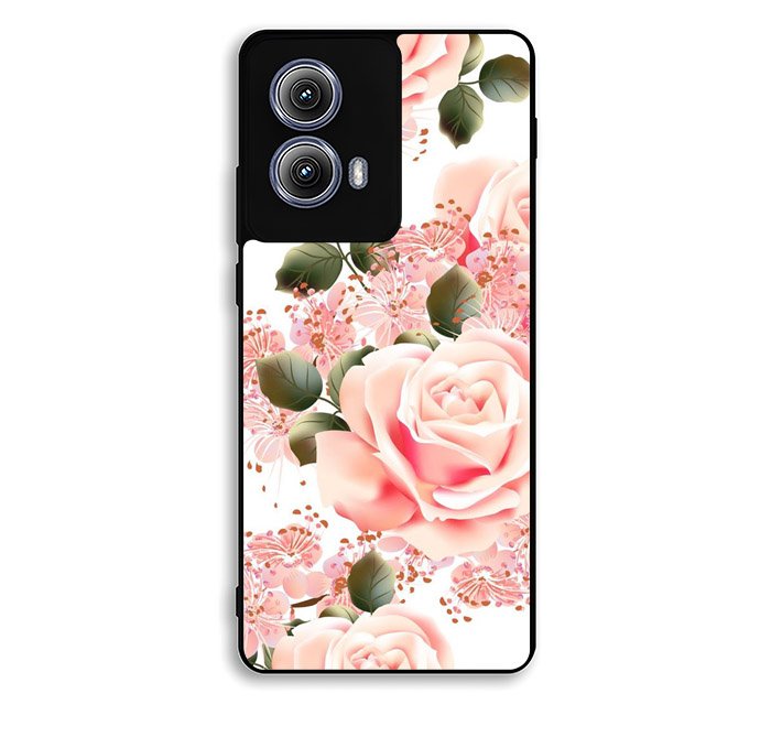 Flowers Pink Motorola Moto Edge 2024 Case FE7659