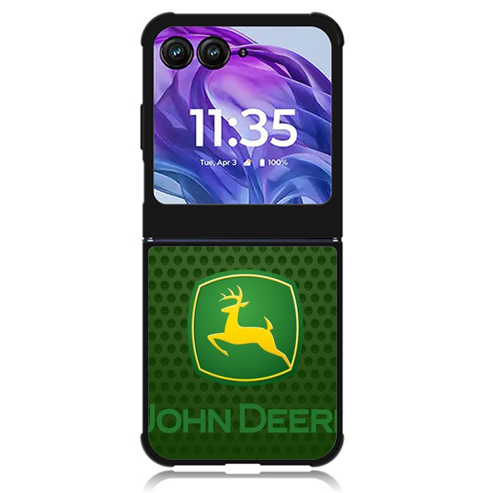 John Deere Green Logo Motorola Moto Razr 2024 , Moto Razr 50 Case