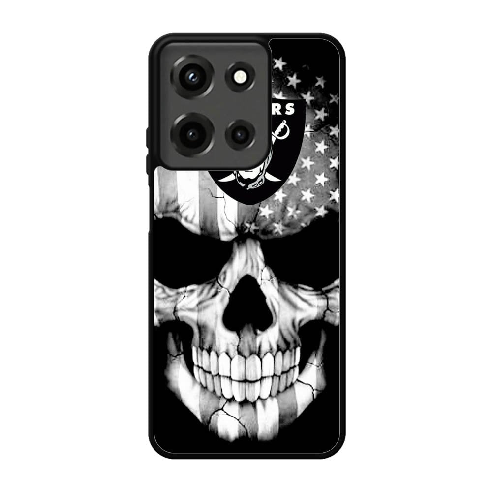 Skull Oakland Raiders Motorola Moto G 5G 2025 Case FE0014