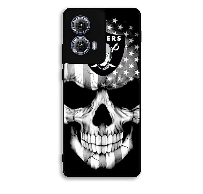 Skull Oakland Raiders Motorola Moto Edge 2024 Case FE3913