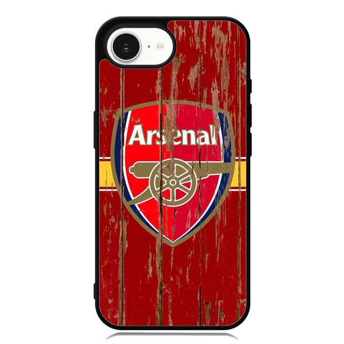 Arsenal Logo In The Wood iPhone 16e Case