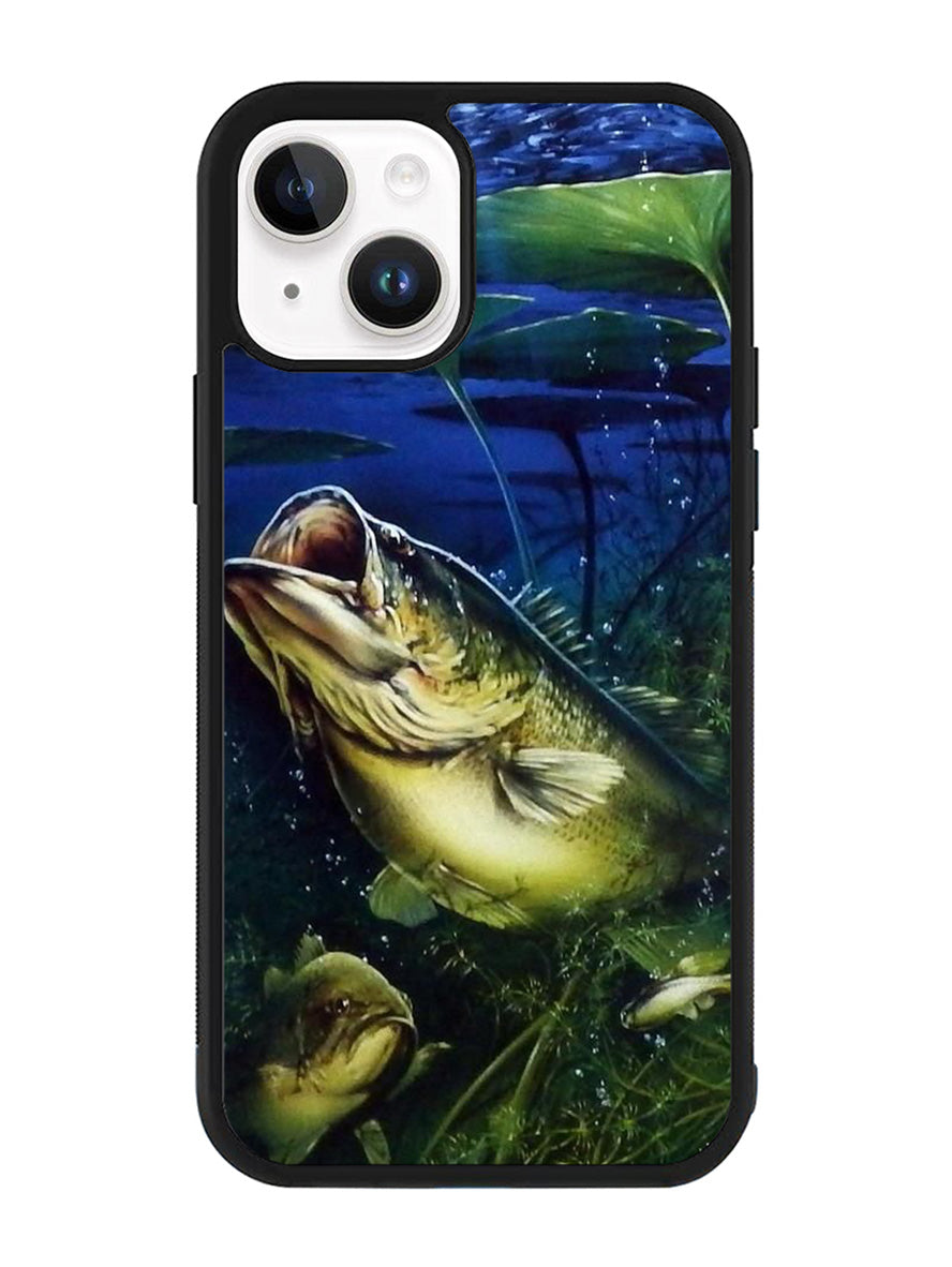 Bass Fishing Largemouth Fish iPhone 14 Case FZ4079