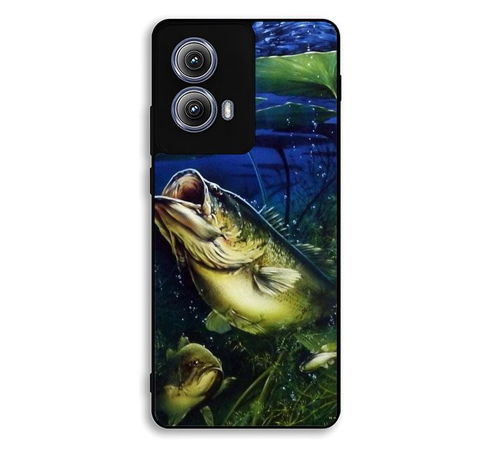 Bass Fishing Largemouth Fish Motorola Moto Edge 2024 Case FE5286