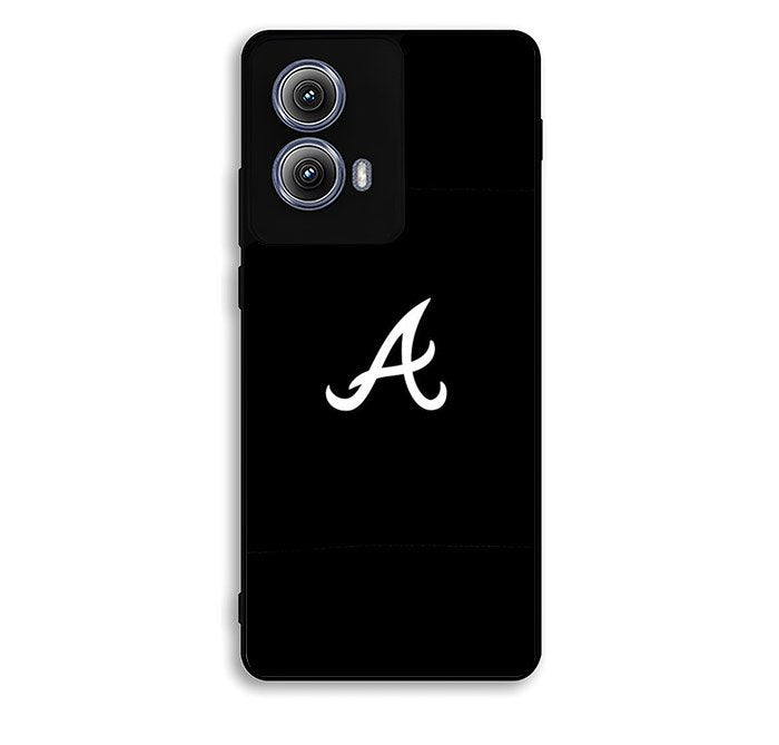 Atlanta braves logo black Motorola Moto Edge 2024 Case FE5246