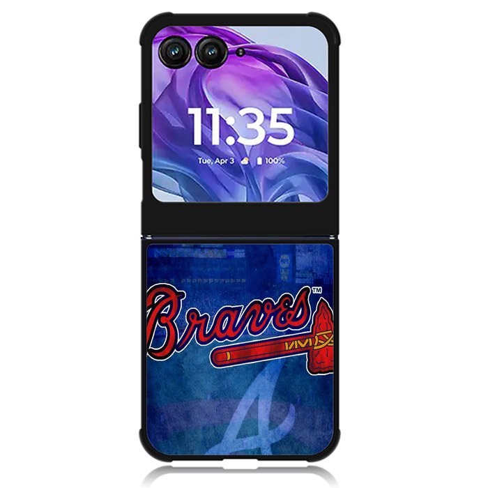 Atlanta braves wallpaper Motorola Moto Razr 2024 , Moto Razr 50 Case