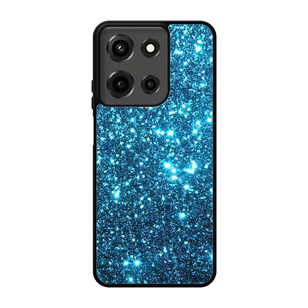 Blue bling sparkling sparkles Motorola Moto G 5G 2025 Case FE0503