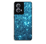 Blue bling sparkling sparkles Motorola Moto Edge 2024 Case FE5128