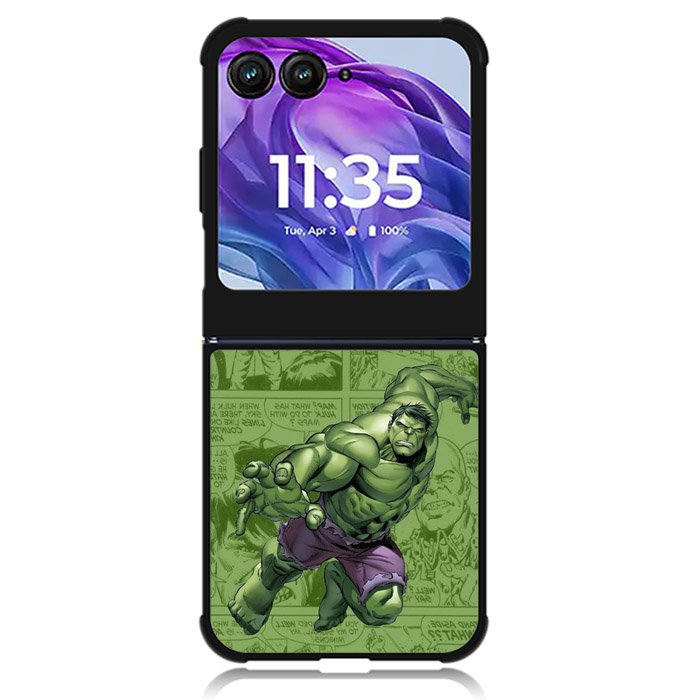 Hulk Comic Motorola Moto Razr 2024 , Moto Razr 50 Case