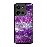 Pink Purple Silver Bling Sparkling Sparkles Motorola Moto G 5G 2025 Case FE7049