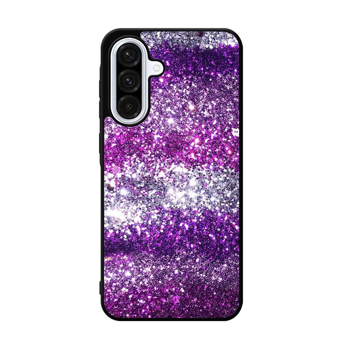 Pink Purple Silver Bling Sparkling Sparkles Samsung Galaxy A36 Case FE2540