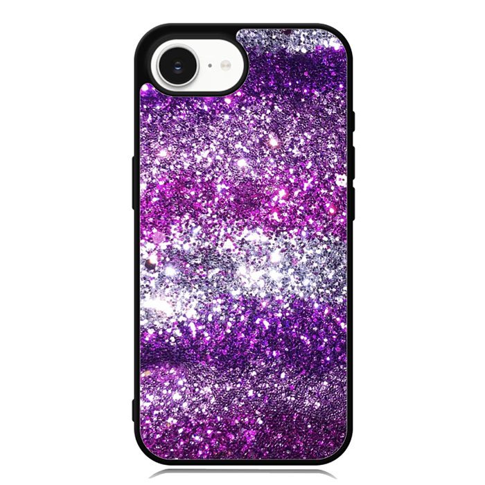 Pink Purple Silver Bling Sparkling Sparkles iPhone 16e Case