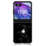 Sword Art Online Kirito Silouete Anime Lovers Motorola Moto Razr 2024 , Moto Razr 50 Case