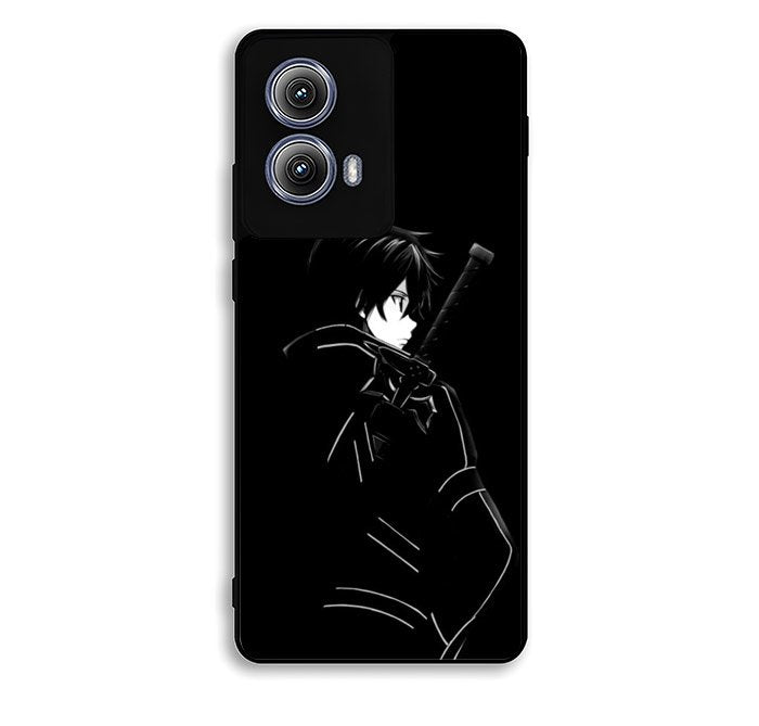 Sword Art Online Kirito Silouete Anime Lovers Motorola Moto Edge 2024 Case FE5042