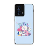 BTS BT21 Blue Texture Motorola Moto G Power 5G 2024 Case FE1767