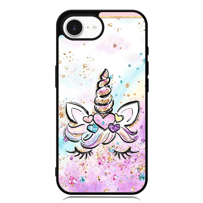 Cute Unicorn Sparkling iPhone 16e Case