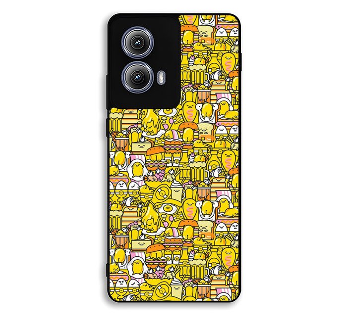 The Gudetama Pattern Motorola Moto Edge 2024 Case FE1835