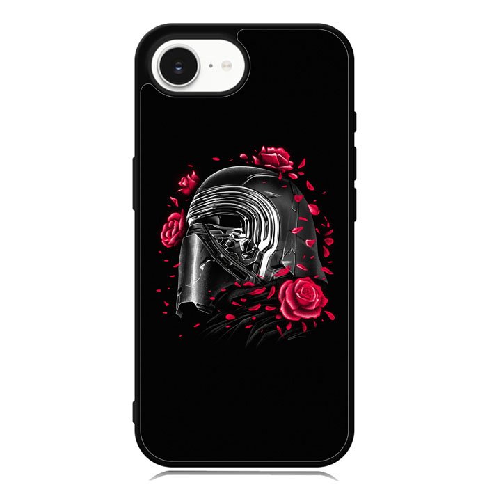 Star Wars Kylo Ren Helmet and Roses iPhone 16e Case