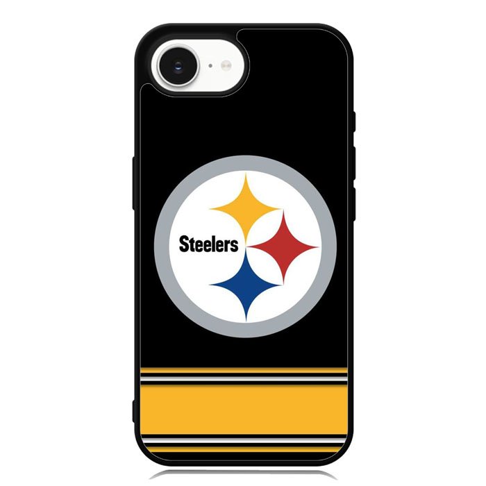 Pittsburgh Steelers Logo Strip iPhone 16e Case