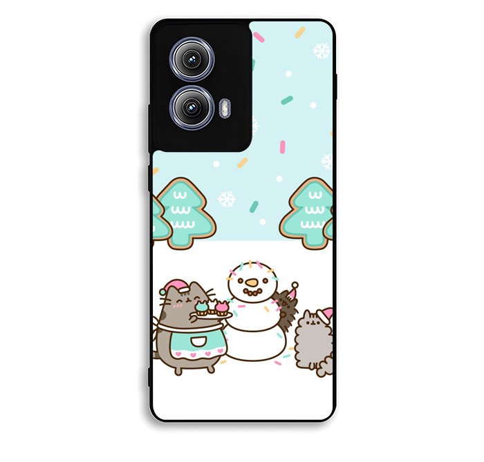 Pusheen The Cat Snow Winter Motorola Moto Edge 2024 Case FE2358