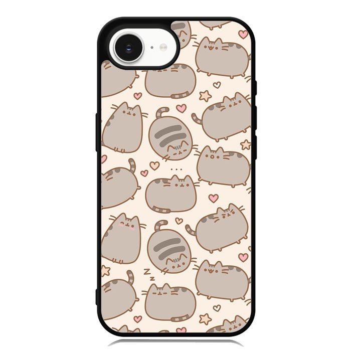Pusheen The Cat Pattern iPhone 16e Case