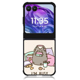 Pusheen The Cat Very Busy Motorola Moto Razr 2024 , Moto Razr 50 Case