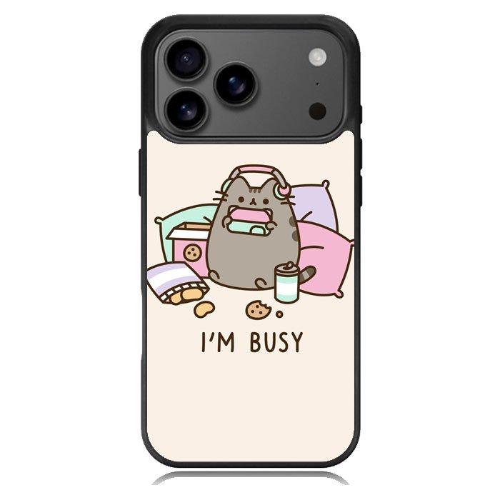 Pusheen The Cat Very Busy iPhone 18 Pro Max Case DC1542
