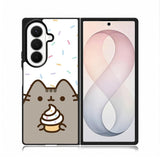 Pusheen The Cat Rainbow Cupcakes Samsung Galaxy Z Fold 8 Ultra Case DC1540