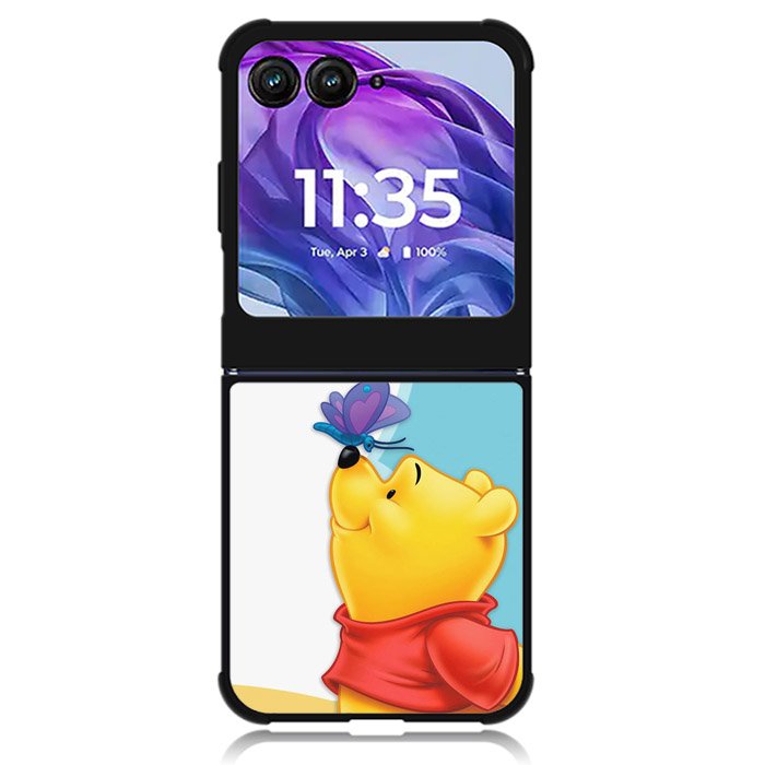 Winnie The Pooh Butterfly Summer Motorola Moto Razr 2024 , Moto Razr 50 Case