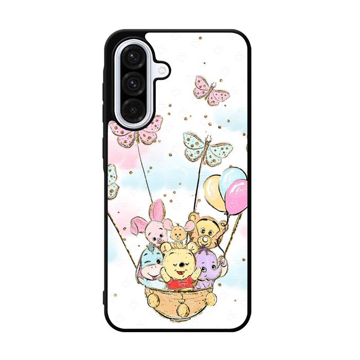 Winnie The Pooh And Butterfly Friends Samsung Galaxy A36 Case FE0018