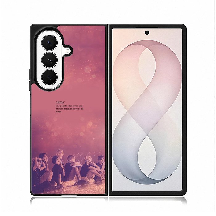 BTS Army Noun Samsung Galaxy Z Fold 8 Ultra Case DC0247