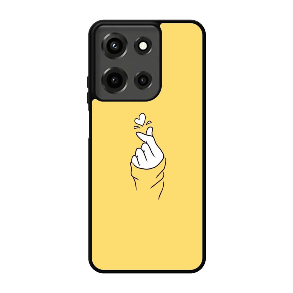 Saranghaeo Hand Love Yellow Motorola Moto G 5G 2025 Case FE2865