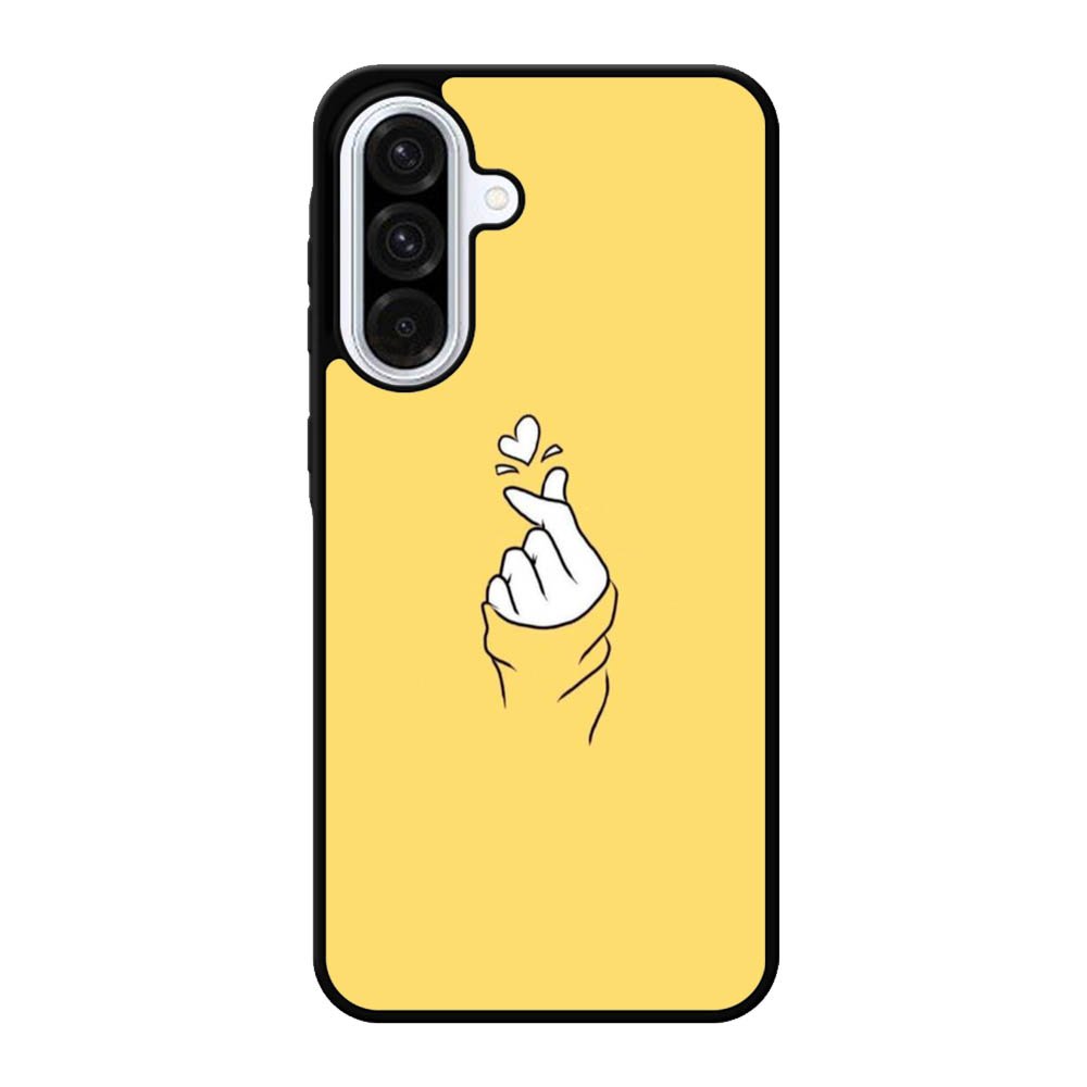 Saranghaeo Hand Love Yellow Samsung Galaxy A56 Case FE7365
