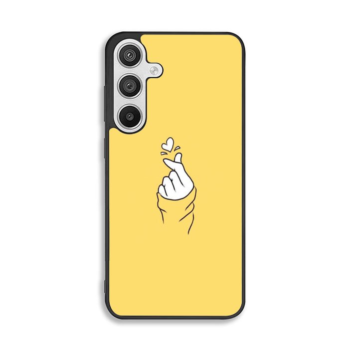 Saranghaeo Hand Love Yellow Samsung Galaxy A26 Case FE8161