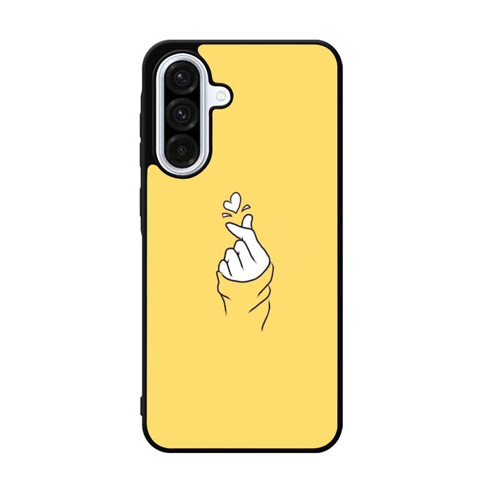 Saranghaeo Hand Love Yellow Samsung Galaxy A36 Case FE7365