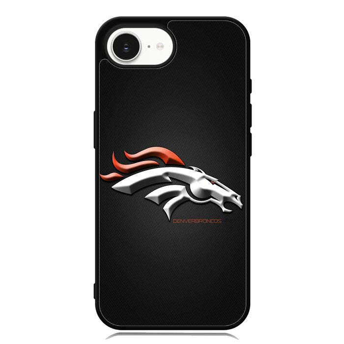 Denver Broncos Grey Background iPhone 16e Case