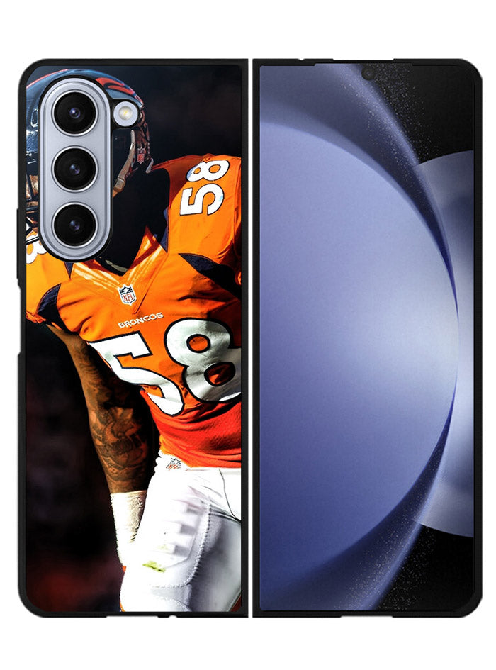 Von Miller Photo Broncos Samsung Galaxy Z Fold 5 5G Case FZ6870