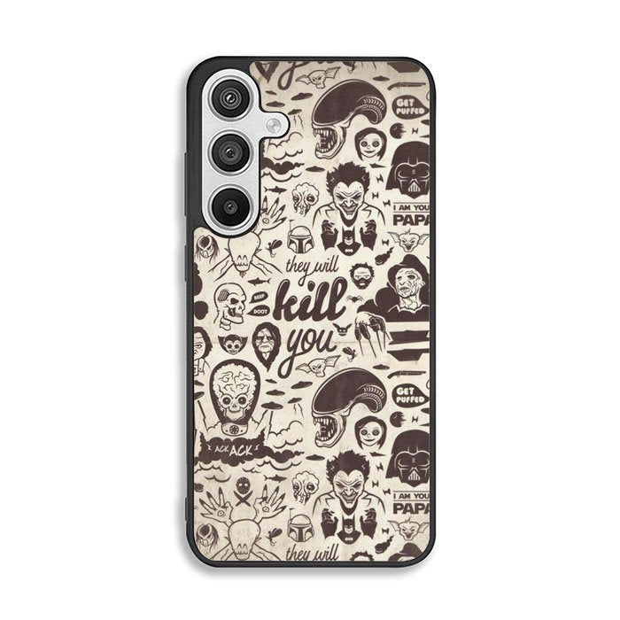 Classic Horror Pattern Samsung Galaxy A26 Case FE3350