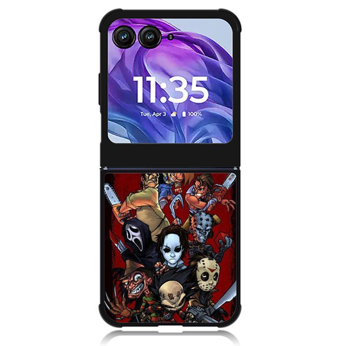 Classic Horror Movie Villains Motorola Moto Razr 2024 , Moto Razr 50 Case