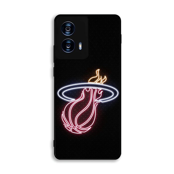 Miami Heat Neon Logo Motorola Moto G Power 5G 2024 Case FE6978