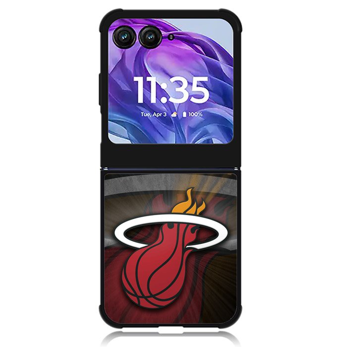 Miami Heat NBA Logo Motorola Moto Razr 2024 , Moto Razr 50 Case