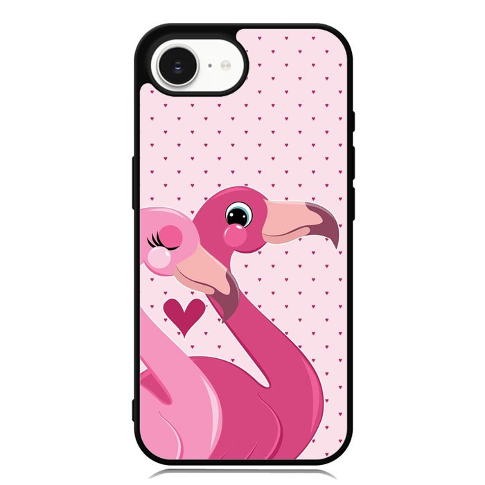 Flamingo Couple iPhone 16e Case