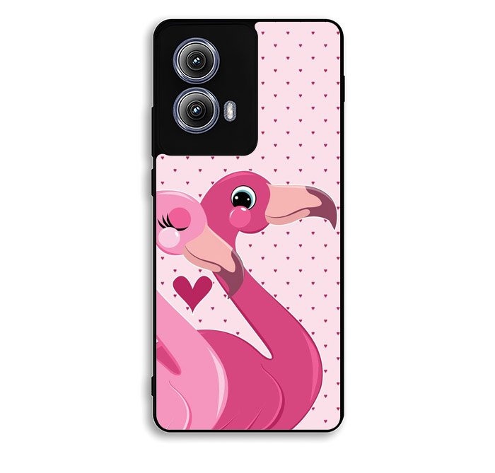 Flamingo Couple Motorola Moto Edge 2024 Case FE1065