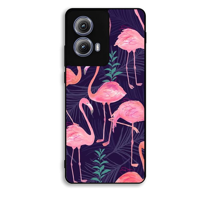 Flamingo Purple Pattern Motorola Moto Edge 2024 Case FE1669